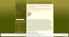 Desktop Screenshot of friendsandfellowship.wordpress.com