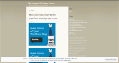 Desktop Screenshot of museumofmodernfiction.wordpress.com