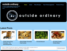 Tablet Screenshot of outsideordinary.wordpress.com