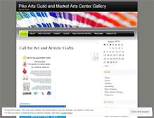 Tablet Screenshot of pikeartsguild.wordpress.com