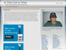 Tablet Screenshot of coolnew.wordpress.com