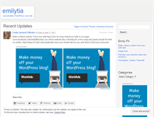 Tablet Screenshot of emilytia.wordpress.com