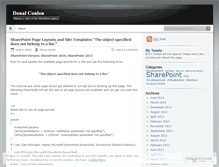 Tablet Screenshot of donalconlon.wordpress.com