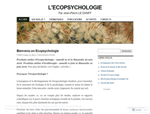 Tablet Screenshot of ecopsychologiefrance.wordpress.com