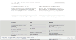 Desktop Screenshot of mnemeden.wordpress.com