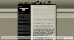 Desktop Screenshot of blondinesblogas.wordpress.com