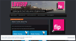 Desktop Screenshot of lovefip.wordpress.com