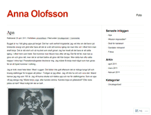 Tablet Screenshot of annaolofsson.wordpress.com