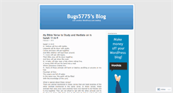 Desktop Screenshot of bugs5775.wordpress.com
