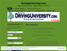 Tablet Screenshot of drivinguniversity.wordpress.com