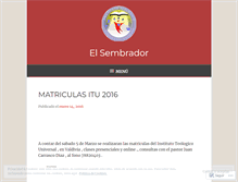 Tablet Screenshot of juansembrador.wordpress.com