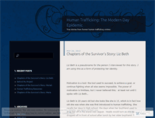 Tablet Screenshot of humantraffickingthemoderndayepidemic.wordpress.com