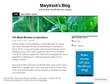 Tablet Screenshot of marytrask.wordpress.com