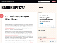 Tablet Screenshot of bankruptcy7.wordpress.com