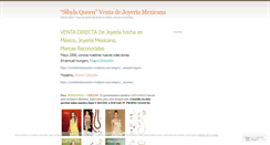 Desktop Screenshot of joyeriahechaenmexico.wordpress.com