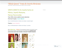Tablet Screenshot of joyeriahechaenmexico.wordpress.com