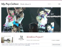 Tablet Screenshot of myideaofpopculture.wordpress.com