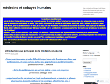 Tablet Screenshot of cobayehumain.wordpress.com