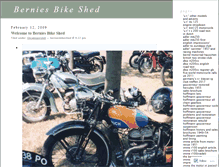 Tablet Screenshot of berniesbikeshed.wordpress.com