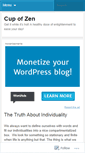 Mobile Screenshot of cupofzen.wordpress.com