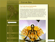 Tablet Screenshot of cupofzen.wordpress.com