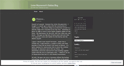 Desktop Screenshot of lornemayencourt.wordpress.com