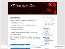 Tablet Screenshot of experi3nc3.wordpress.com