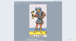 Desktop Screenshot of dailytarot.wordpress.com