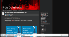 Desktop Screenshot of freedetainees.wordpress.com