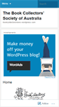 Mobile Screenshot of bookcollectorsnews.wordpress.com