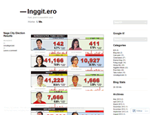 Tablet Screenshot of inggitero.wordpress.com
