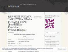 Tablet Screenshot of kulidesain.wordpress.com