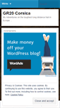 Mobile Screenshot of gr20corsica.wordpress.com