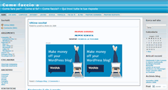 Desktop Screenshot of comefaccioa.wordpress.com