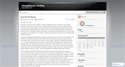 Desktop Screenshot of abangikhwan.wordpress.com