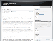 Tablet Screenshot of abangikhwan.wordpress.com