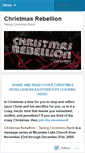 Mobile Screenshot of christmasrebellion.wordpress.com