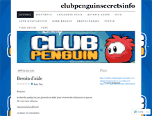 Tablet Screenshot of clubpenguinsecretsinfo.wordpress.com