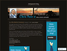 Tablet Screenshot of chrisparent.wordpress.com