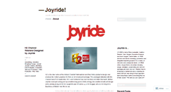 Desktop Screenshot of joyridecreative.wordpress.com