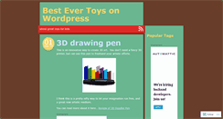 Desktop Screenshot of bestevertoys.wordpress.com