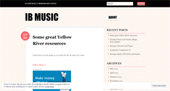 Desktop Screenshot of mendhamibmusic.wordpress.com
