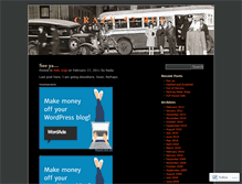 Tablet Screenshot of crazy57bus.wordpress.com