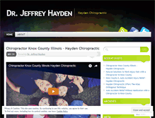 Tablet Screenshot of drjeffreyhayden.wordpress.com