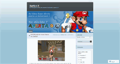 Desktop Screenshot of apertaox.wordpress.com