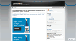 Desktop Screenshot of copypastewriter.wordpress.com