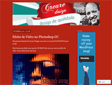 Tablet Screenshot of crearedesign.wordpress.com