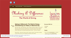 Desktop Screenshot of lisamdietlin.wordpress.com