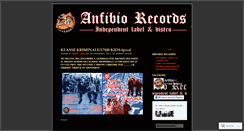 Desktop Screenshot of anfibiorecords.wordpress.com