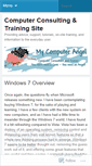 Mobile Screenshot of mycomputerangel.wordpress.com